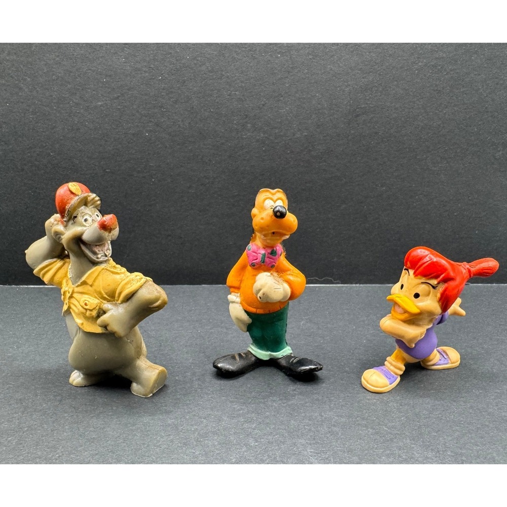Vintage Disney PVC Figures Lot Baloo TaleSpin Goofy Gosalyn Mallard 90s Toys
